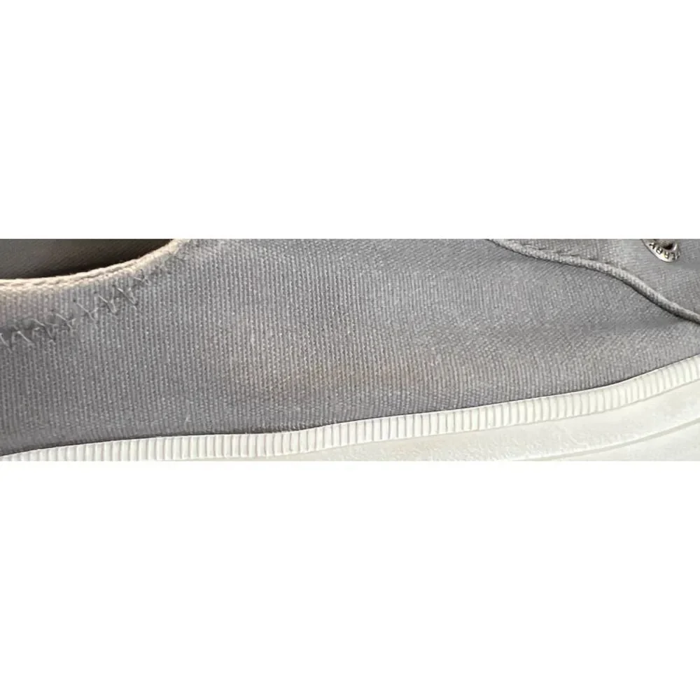 Sperry Top Sider‎ Ribbon Laced Boat Sneakers Gray Women's 8.5